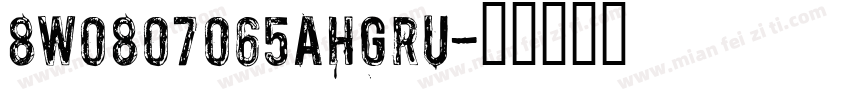 8W0 807 065 AH GRU字体转换